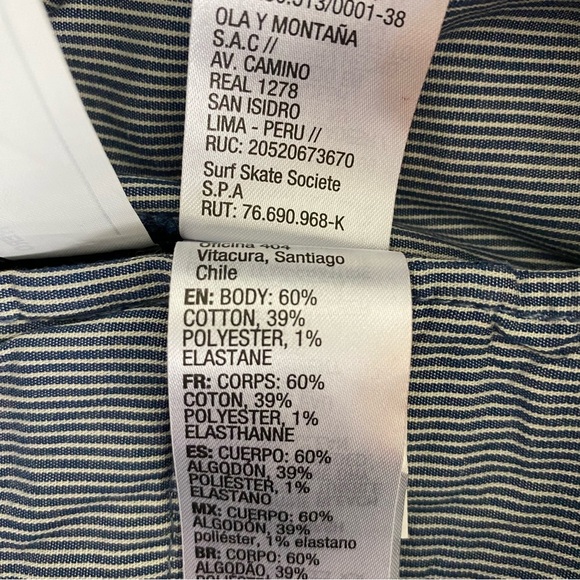 Quicksilver Boys Chinos Pants Size 26/12 Navy Blue Everyday Union Straight Fit - Picture 8 of 15